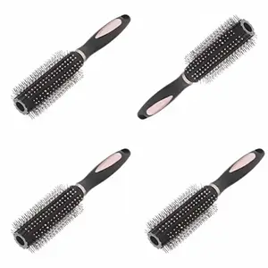 Feelhigh Professional Anti-Static Round Hair Brush for Men and Women (MEDIUM, 4)