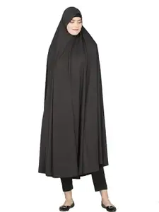 Hijab World head to calf black Jilbab