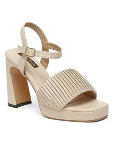 Flat n Heels Womens Beige Sandals FnH 8737-BG