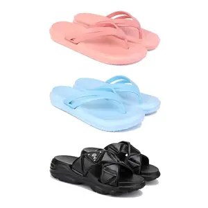 Women's Comfortable Sandal,Casual Lightweight Sandal for Everyday Wear | (COMBO-3)-1975-1976-1889-7-EURO-38