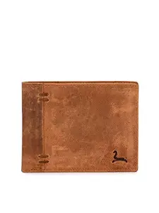 Pacific Gold Men Tan Genuine Leather Wallet