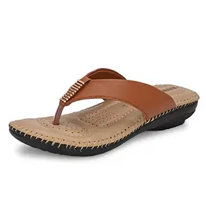 Centrino Tan Sandal for Women 2856-3