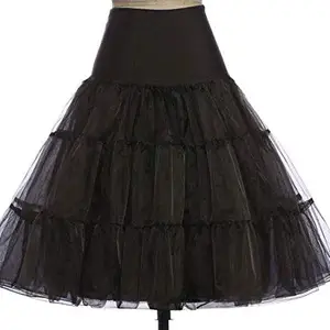 Tanvi Creations Black Skirts for Women and Girls Free Size Small to XXL Size