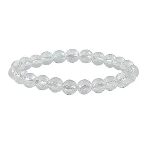 Clear Quartz Bracelet Crystal Stone Bead Bracelet