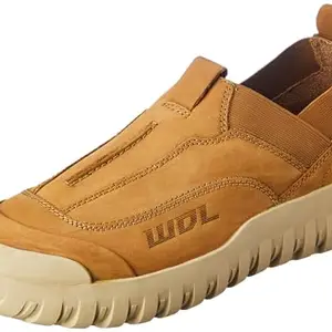 Woodland Men Camel Slip-On Shoes