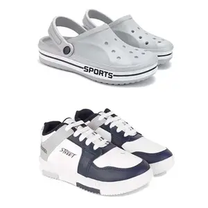 DRACKFOOT Men's Stylish Casual Shoes | Comfortable & Trendy Daily WearPremium Casual Shoes for MenGRT-SPO-(2-Combo)-3067-1075-9 Multicolor