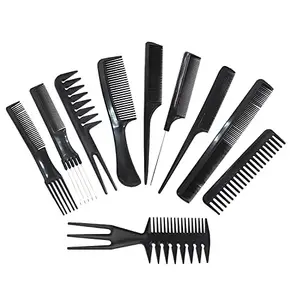MF Professional Hair Cutting & Styling Comb Kit | Hairbrush Salon Styling Tools for Hair Cutting and Styling Barber Comb Kits | Hairdressing Comb Set Of 10