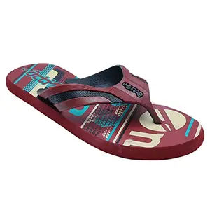 Action Maroon Casual Slipper For Men (AFG 829-Mrn-Blk)
