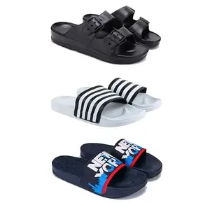 DRACKFOOTsandal for Men's,slip-ons, casaul sandals for Men'sGR-SAN-(3-COMBO)-3115-3026-1587-8