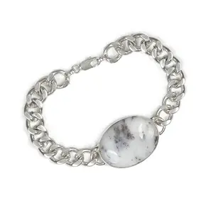 Reiki Crystal Products Natural Dendrite Bracelet for Reiki Healing and Crystal Gemstone Bracelet