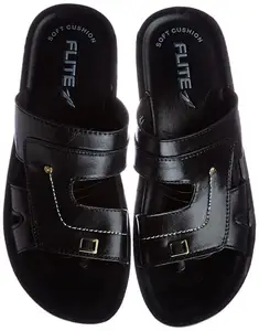 Flite PU Men's Slipper, BLACK,8UK,PUG148GBKBK0008