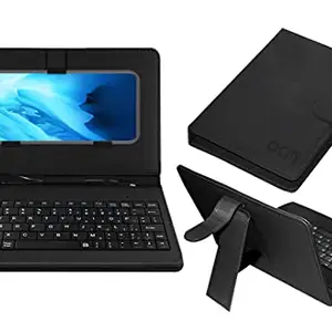 ACM Keyboard Case Compatible with Xifo Ismart Giant Mobile Flip Cover Stand Direct Plug & Play Device for Study & Gaming Black