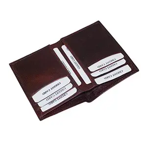 Style98 Style Shoes Brown Leather Card Holder Card case Money Purse Wallet-9152QL10-BB