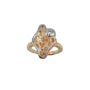APEX 925 Sterling Silver Rose Gold Plated Geometric Shaped Adjustable Ring for Women and Girls | With Certificate of Authenticity and 925 Stamp |1 Month Warranty*
