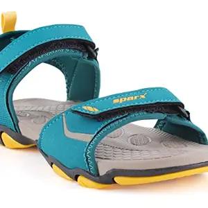 Sparx womens SS 591 | Latest, Daily Use, Stylish Floaters | Gold Sport Sandal - 7 UK (SS 591)