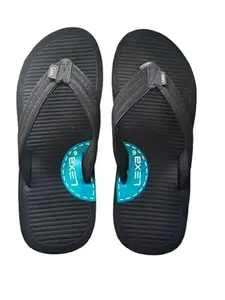 Ortho Care Men's Indoor Outdoor Slippers, Soft Foam Chappal, Black, UK Size (Black, UK Footwear Size System, Adult, Men, Numeric, Medium, 9)