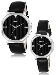 Square Black Dial Leather Belt PSW_Black4_6012-3024