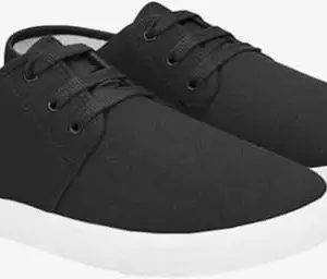 WINGSCRAFT - Latest Stylish Lightweigh Shoes for Men l Sports Shoes for Men | Running Shoes for Men | Sports Shoes | Walking Shoes for Men | Gym Shoes for Men & Boys(Black)