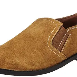 Burwood Men BWD 378 Tan Leather Formal Shoes-6 UK (40 EU) (BW 380)