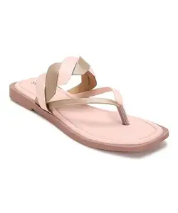 PARAGON RK6024L Women's Sandals | Stylish Slip on Flats with Cushioned Soles | Trendy Lightweight Durable & Comfortable Fashion Slippers for Outdoor Use