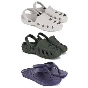 DRACKFOOT Men's Sandals | Lightweight Wear| Stylish & Easy to Wear For Men'S GR-SAN-(3-COMBO)-3135-3137-3153-10