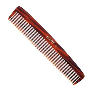 ROOTS Comb | Fine Teeth For Styling & Detangling | Smooth & Round Teeth prevent Hair & Scalp damage | For Women with Straight, Long, Wavy Hair | Wet & Dry use | Length - 8.9 inch | Model No - 42B