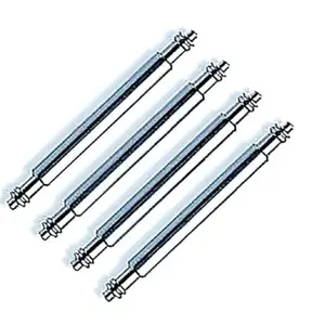 AROA-Watches AROA 8mm Spring Bars Pins, Stainless Steel Watch Band Replacement Link Pins Diameter 1.5mm Adjustable Spring Bars Pack of 4