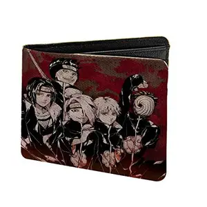 ShopMantra Naruto Shippuden Graphics Design Printed Pu Leather Men's & Boy's Wallet