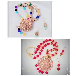 Necklace Set Combo for Women girl ladies jewellery set