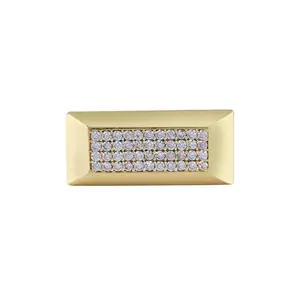 Stylish Men's Designer Ring Diamond Gold Ring For Men Ring/Gold Ring||JEWELRYRING-104-18