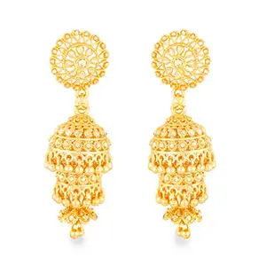 VFJ VIGHNAHARTA FASHION JEWELLERY Vighnaharta Gold Plated alloy jhumki Earring valentine day gift valentineday gift for her gift for him gift for women gift for men love gift gifts ValentinesDay2023 for Women and Girls ( Pack of 1 pair Jhumki Earring)