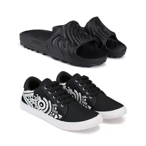 BERSACHE Lightweight Stylish Wedge Sandal for Men-6050-1224 Multicolor