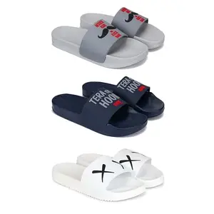 DRACKFOOT Men's Sandals | Lightweight Wear| Stylish & Easy to Wear For Men'S GR-SAN-(3-COMBO)-1590-1588-3029-9