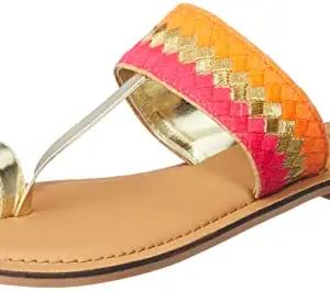 Carlton London womens CLL-5460 Gold Fashion Sandals - 3 UK (CLL-5460)