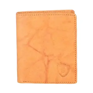 Keviv® Genuine Leather Wallet for Men JE113 (Tan)