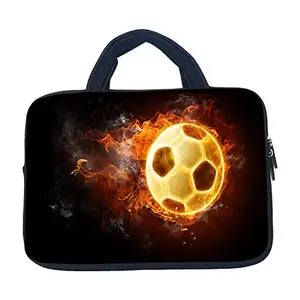 Theskinmantra Football fire Laptop Sleeve Bag with Zipper & Handle for Screen Size 15.6 inches Laptop/Notebook 15.6/ MacBook 15.4 / Chrombook 15.6.