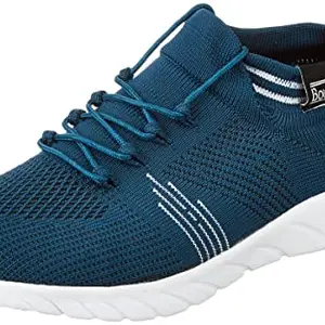 Bourge Men's Loire-z-171 T.Blue and White Running Shoes-7 Kids UK (Loire-z-171-07)