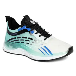 OZZOH Sports Shoes for Men | Shoes for Men Running Walking Shoes for Mens Sports WHITEGREEN