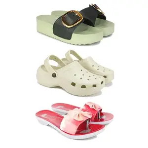 sandal for Women's,slip-ons,quality casaul sandals for Women's GRP-SAN-(3-COMBO)-1997-OO8-1964-6-EURO-37