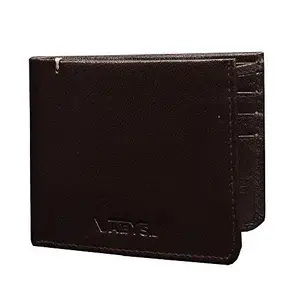 ABYS Genuine Leather Wallet for Men (Coffee Brown, Bi-Fold Wallet_8511IB)