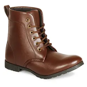commander shoes Latest Formal Ankle Boots Girls and Women (840 Brown 7Uk)