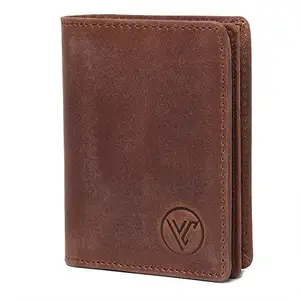 Yellowcoin® RFID Blocking Leather Credit Card Holder Wallet for Men and Women - Brown