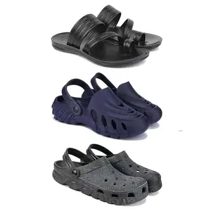 DRACKFOOT Men's Sandals | Lightweight Wear| Stylish & Easy to Wear For Men's GR-SAN-(3-COMBO)-3152-3136-3056-6