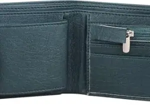 Men & Women Wallet (10 Card Slots) SPY-ZIPALBUM-Green_CW