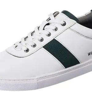 Woodland Men's White PU Casual Shoes-8 UK (42 EU) (SNK 4478022)