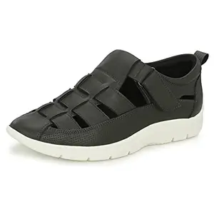 Centrino Men's 2876 Black Fisherman Sandal_8 UK (2876-1)