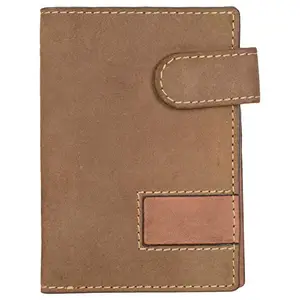 Leatherman Fashion LMN Genuine Leather Men's Brown Tan Wallet 2 Card Slots