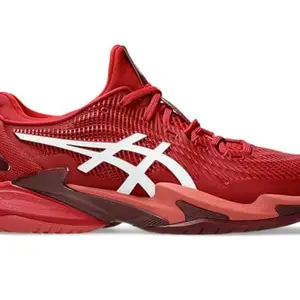 ASICS Mens Court FF 3 Novak Cranberry/White Tennis Shoe - 6 UK (1041A361.962)