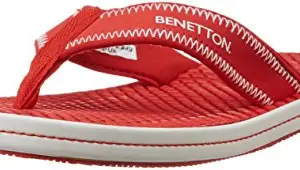 United Colors of Benetton Men's Red Flip-Flops and House Slippers - 11 UK/India (45 EU)