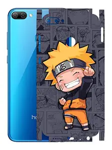 AtOdds - Honor 9N Mobile Back Skin Rear Screen Guard Protector Film Wrap (Coverage - Back+Camera+Sides) (Naruto)